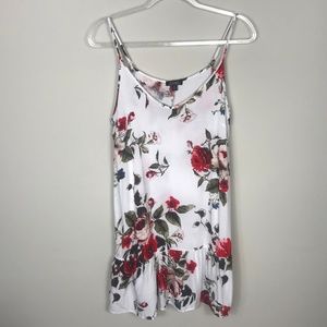 J for Justify White Red Roses Floral Dress